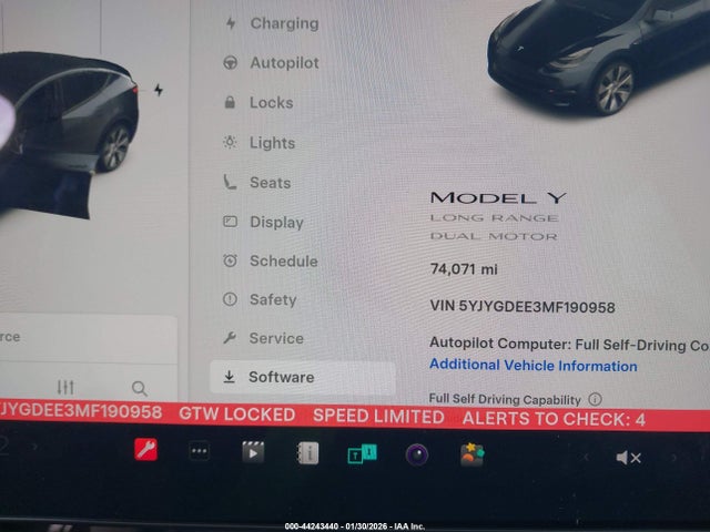 2021 TESLA MODEL Y 5YJYGDEE3MF190958 Photo 6