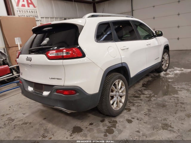 2015 Jeep Cherokee Limited მანქანა იყიდება აუქციონზე, vin: 1C4PJMDS4FW770206, აუქციონის ნომერი: 44243515