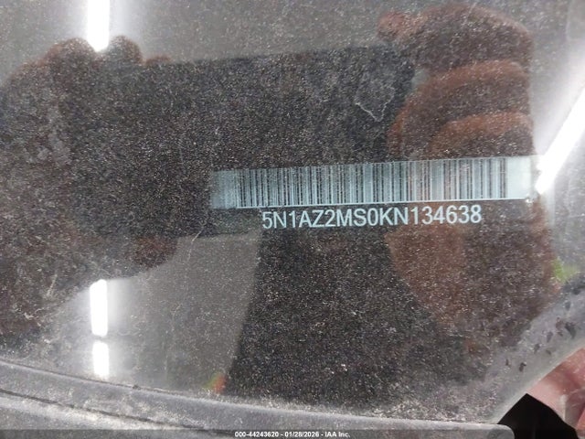 Nissan MURANO SL 2019 5N1AZ2MS0KN134638 Image 9