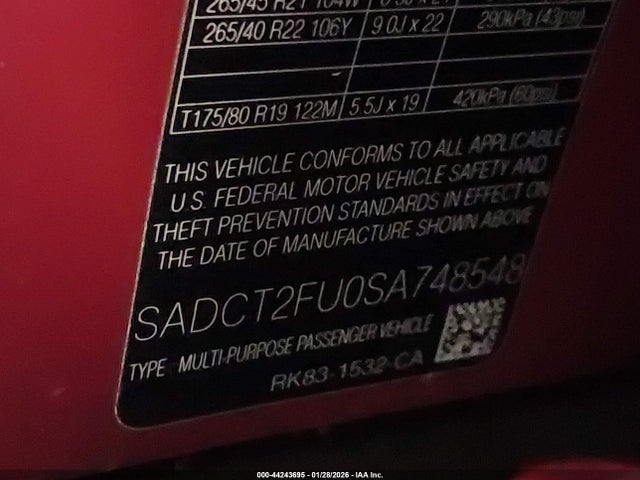 2025 JAGUAR F-PACE SADCT2FU0SA748548 Photo 8