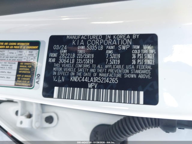 KIA Ev6 Gt-line 2024 KNDC44LA1R5214265 Image 9