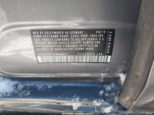 WVWDB7AJ3EW006231 Volkswagen Golf 2.5l