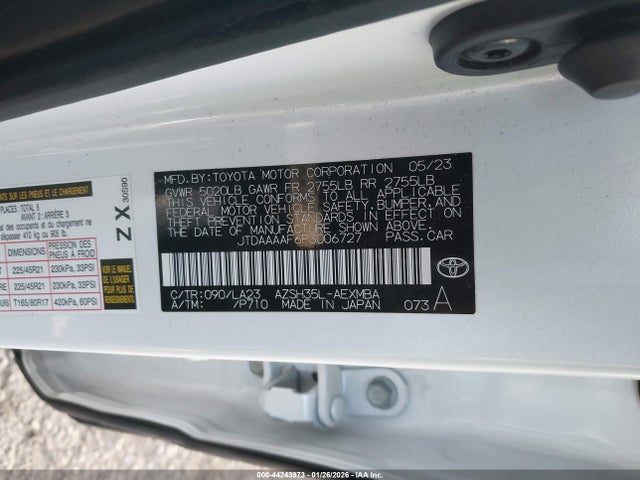 JTDAAAAF6P3006727 Toyota Crown Limited