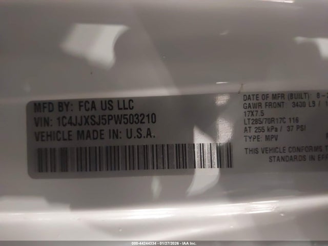 1C4JJXSJ5PW503210 Jeep Wrangler 4-door Rubicon 392 4x4
