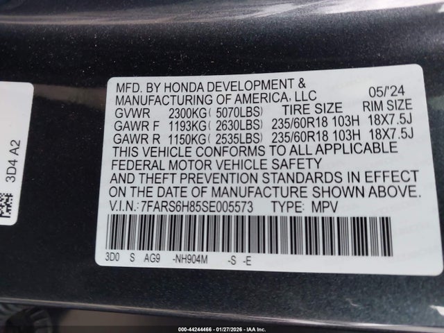 2025 HONDA CR-V HYBRID 7FARS6H85SE005573 Photo 8