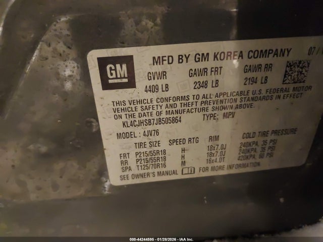 2018 BUICK ENCORE KL4CJHSB7JB505864 Photo 8