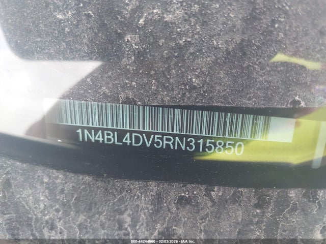 44244660 :رقم المزاد ، 1N4BL4DV5RN315850 vin ، 2024 Nissan Altima Sv Fwd مزاد بيع