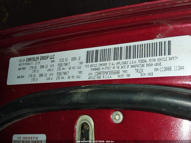 2015 RAM 1500 1C6RR7SM0FS556688 Photo 8