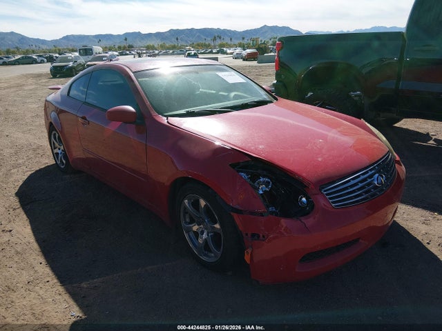 2003 Infiniti G35 Base W/leather მანქანა იყიდება აუქციონზე, vin: JNKCV54E93M207273, აუქციონის ნომერი: 44244825