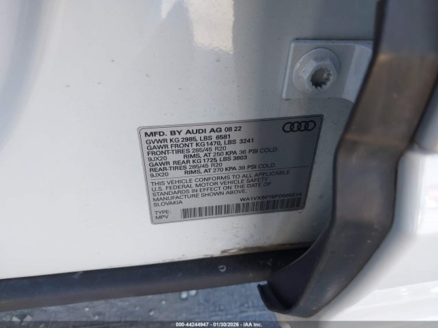 2023 AUDI Q7 WA1VXBF78PD000214 Photo 8