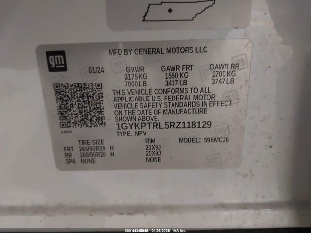 2024 CADILLAC LYRIQ 1GYKPTRL5RZ118129 Photo 8