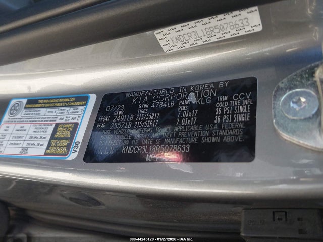 2024 KIA NIRO EV KNDCR3L18R5078633 Photo 8