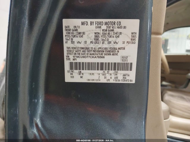 2012 FORD ESCAPE 1FMCU9D77CKA78566 Photo 8