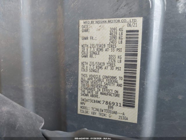 2021 NISSAN ROGUE 5N1AT3CB4MC786931 Photo 8