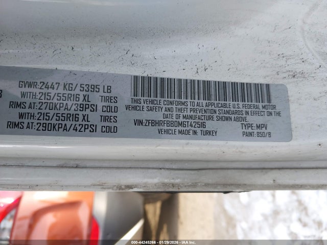 2021 RAM PROMASTER CITY ZFBHRFBB0M6T42516 Photo 8