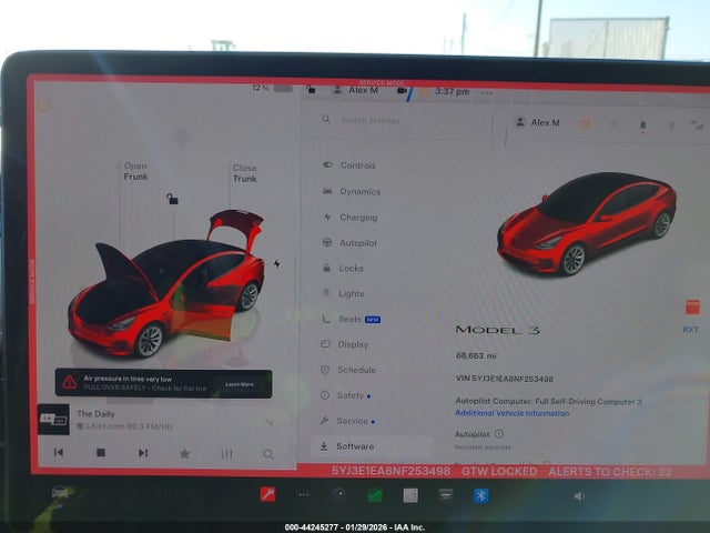 2022 TESLA MODEL 3 5YJ3E1EA8NF253498 Photo 6