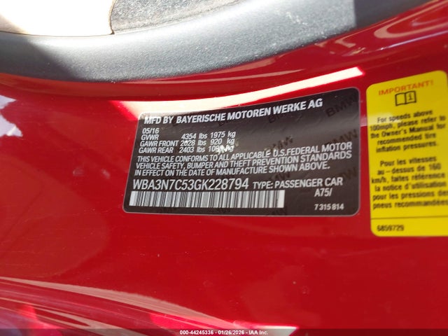 2016 BMW 428I WBA3N7C53GK228794 Photo 8