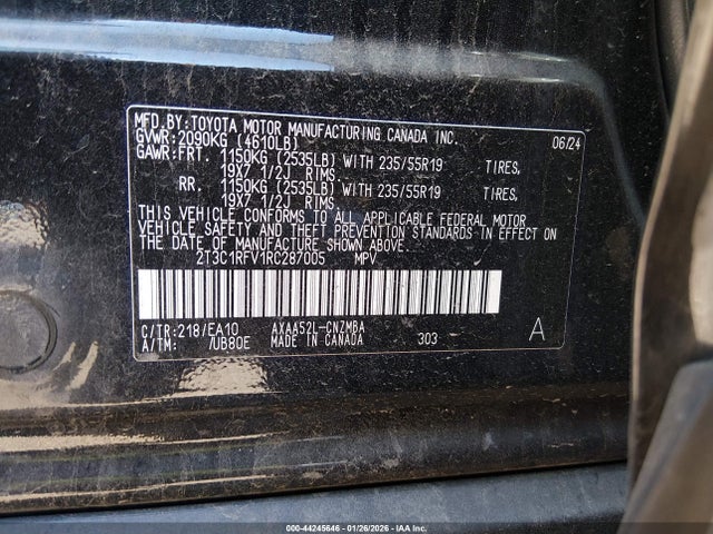 Toyota Rav4 Xle Premium 2024 2T3C1RFV1RC287005 Image 9