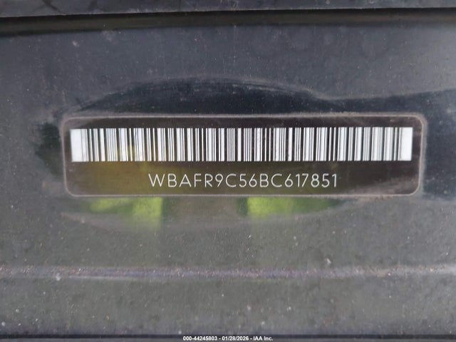 Продаж на аукціоні авто 2011 Bmw 550i, vin: WBAFR9C56BC617851, номер лоту: 44245803