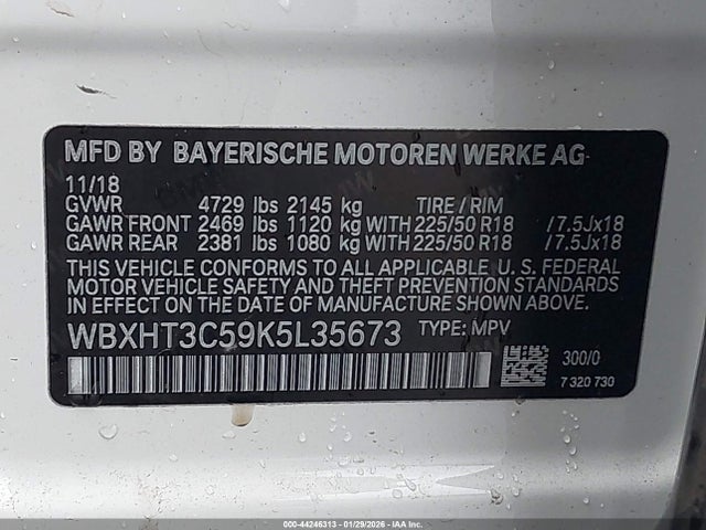 2019 BMW X1 WBXHT3C59K5L35673 Photo 8
