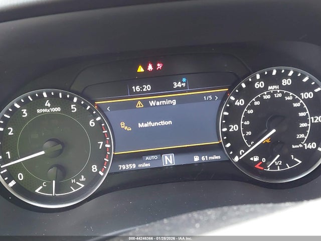 Aukcja sprzedaży 2022 Nissan Armada Sv 4wd, vin: JN8AY2ADXN9677445, numer aukcji: 44246366