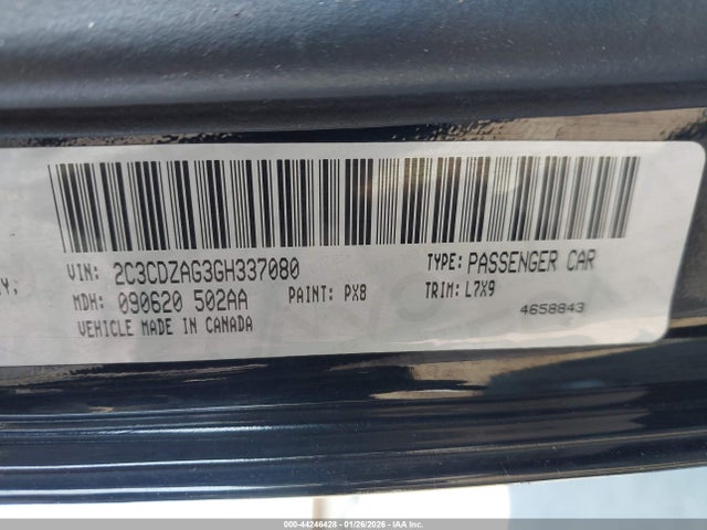 Dodge Challenger Sxt 2016 2C3CDZAG3GH337080 Image 9