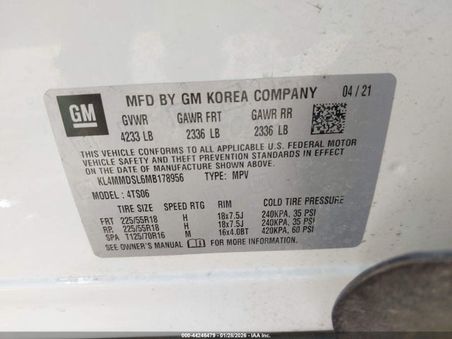 2021 BUICK ENCORE GX KL4MMDSL6MB178956 Photo 8