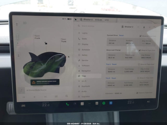 Aukcja sprzedaży 2025 Tesla Model 3 Long Range Rear-wheel Drive/standard Rear-wheel Drive, vin: 5YJ3E1EA0SF021764, numer aukcji: 44246497