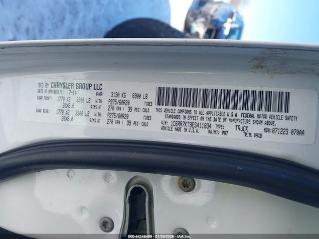 Продажа на аукционе авто 2014 Ram 1500 Express, vin: 1C6RR7KT9ES411834, номер лота: 44246499