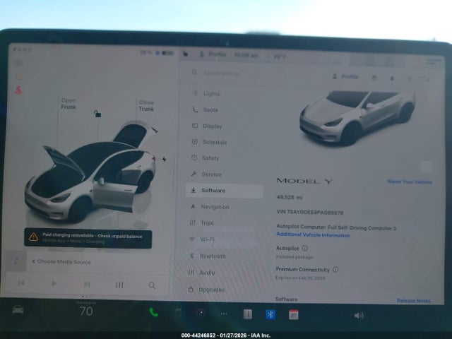 Продаж на аукціоні авто 2023 Tesla Model Y Awd/long Range Dual Motor All-wheel Drive, vin: 7SAYGDEE9PA089878, номер лоту: 44246852