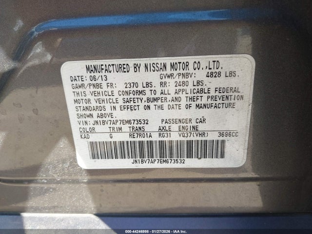 Infiniti Q50 Premium 2014 JN1BV7AP7EM673532 Image 9