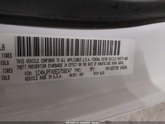 Jeep Patriot High Altitude 2014 1C4NJPFA3ED758247 Image 9