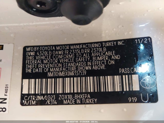 Toyota C-hr Limited 2021 NMTKHMBX0MR137539 Image 9