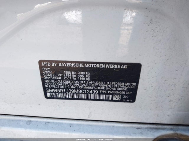 2021 BMW 330I 3MW5R1J09M8C13439 Photo 8