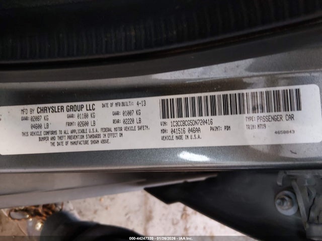 2013 CHRYSLER 200 1C3CCBCG5DN720416 Photo 8