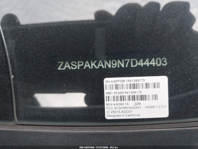 2022 ALFA ROMEO STELVIO ZASPAKAN9N7D44403 Photo 8