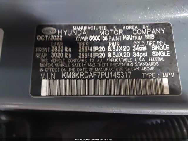 KM8KRDAF7PU145317 Hyundai Ioniq 5 Limited
