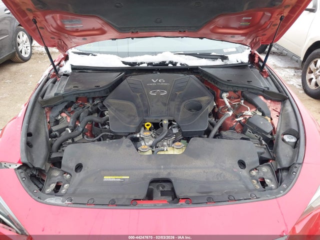 44247670 :رقم المزاد ، JN1FV7EL6KM441086 vin ، 2019 Infiniti Q60 3.0t Red Sport 400 مزاد بيع