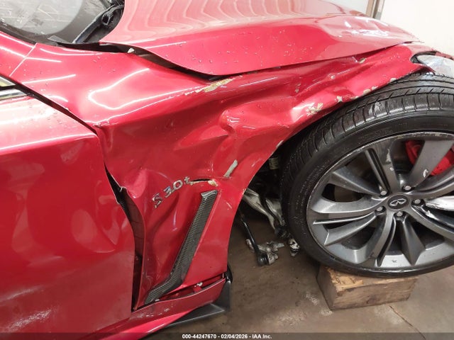 44247670 :رقم المزاد ، JN1FV7EL6KM441086 vin ، 2019 Infiniti Q60 3.0t Red Sport 400 مزاد بيع