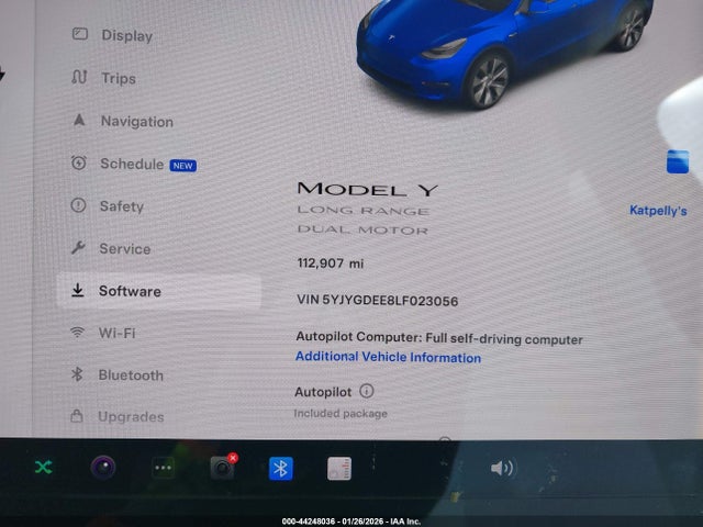 2020 TESLA MODEL Y 5YJYGDEE8LF023056 Photo 6