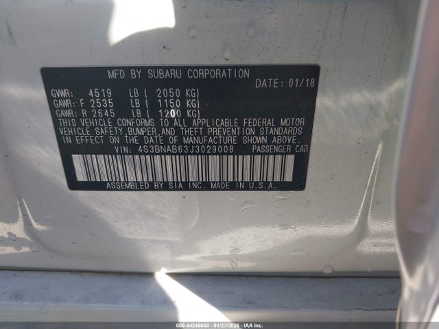4S3BNAB63J3029008 Subaru Legacy 2.5i