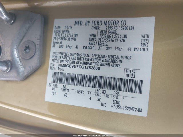 Ford Transit Connect Xl 2016 NM0GE9E7XG1282868 Image 9