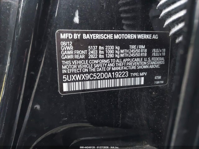 2013 BMW X3 5UXWX9C52D0A19223 Photo 8