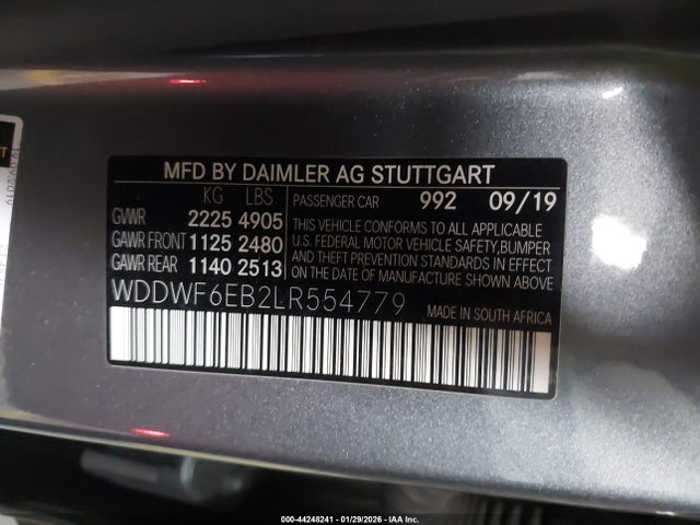 2020 MERCEDES-BENZ AMG C 43 WDDWF6EB2LR554779 Photo 8