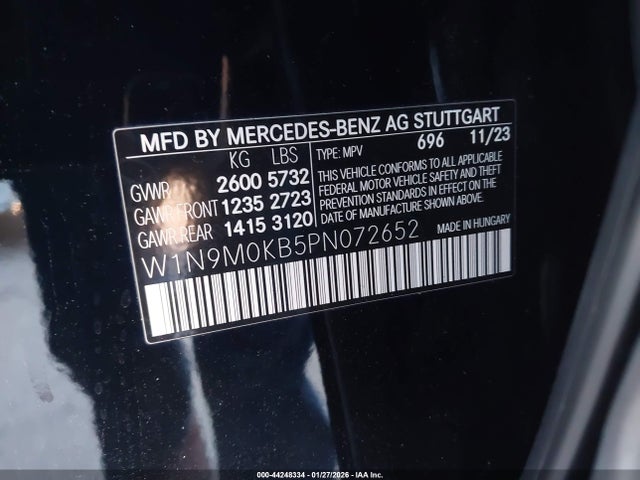 2023 MERCEDES-BENZ EQB 300 SUV W1N9M0KB5PN072652 Photo 8