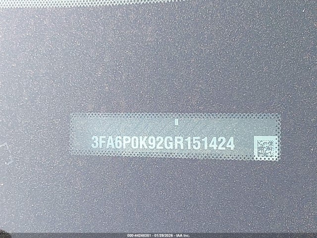 3FA6P0K92GR151424 Ford Fusion Titanium