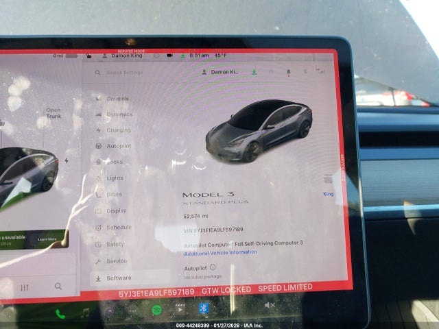 2020 TESLA MODEL 3 5YJ3E1EA9LF597189 Photo 6