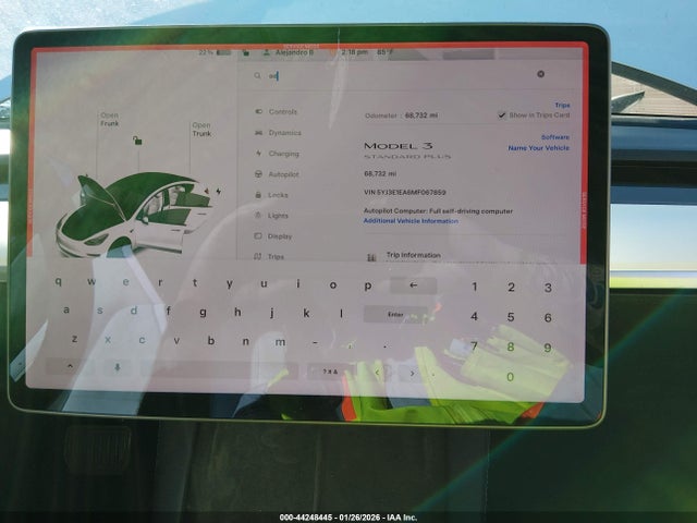 2021 TESLA MODEL 3 5YJ3E1EA6MF067859 Photo 6