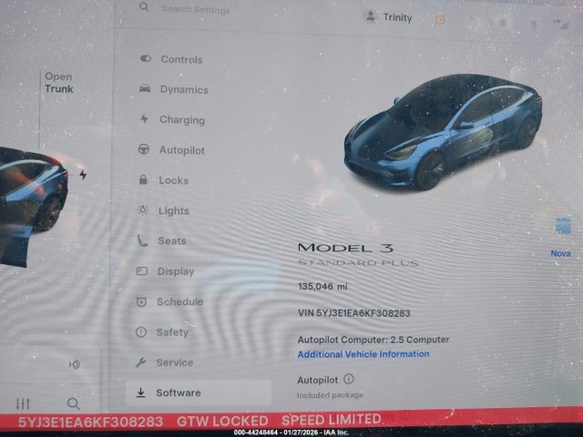 Tesla Model 3 Long Range/mid Range/standard Range/standard Range Plus 2019 5YJ3E1EA6KF308283 Image 15