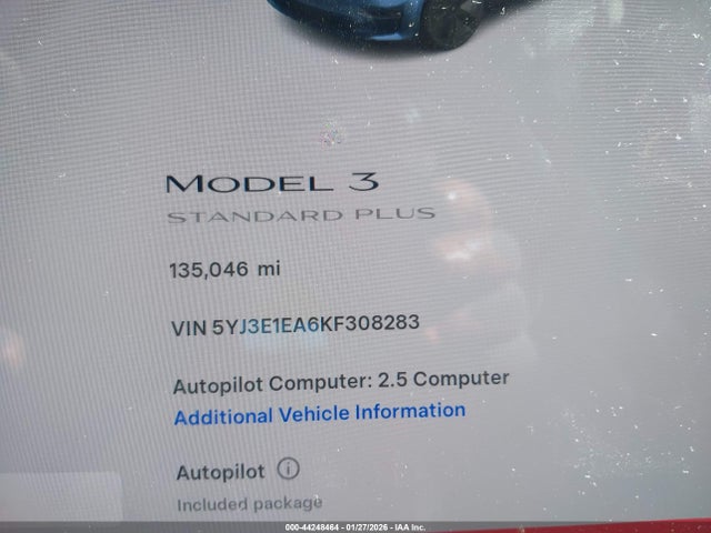 2019 TESLA MODEL 3 5YJ3E1EA6KF308283 Photo 6